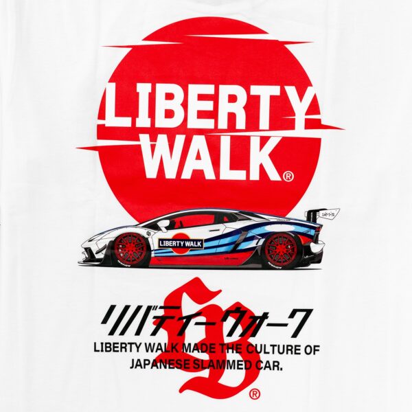 Sunrise Logo Aventador Tee White - 画像 (4)
