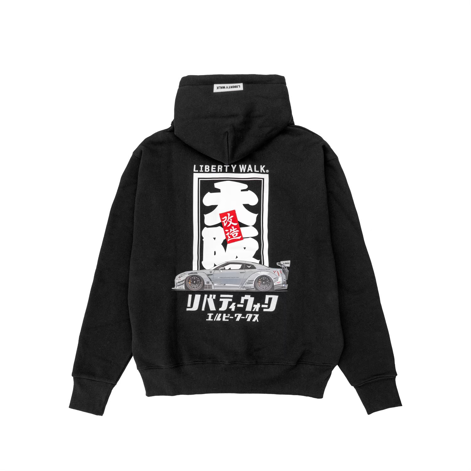 Osaka Rectangle Logo R35 Hoodie Black