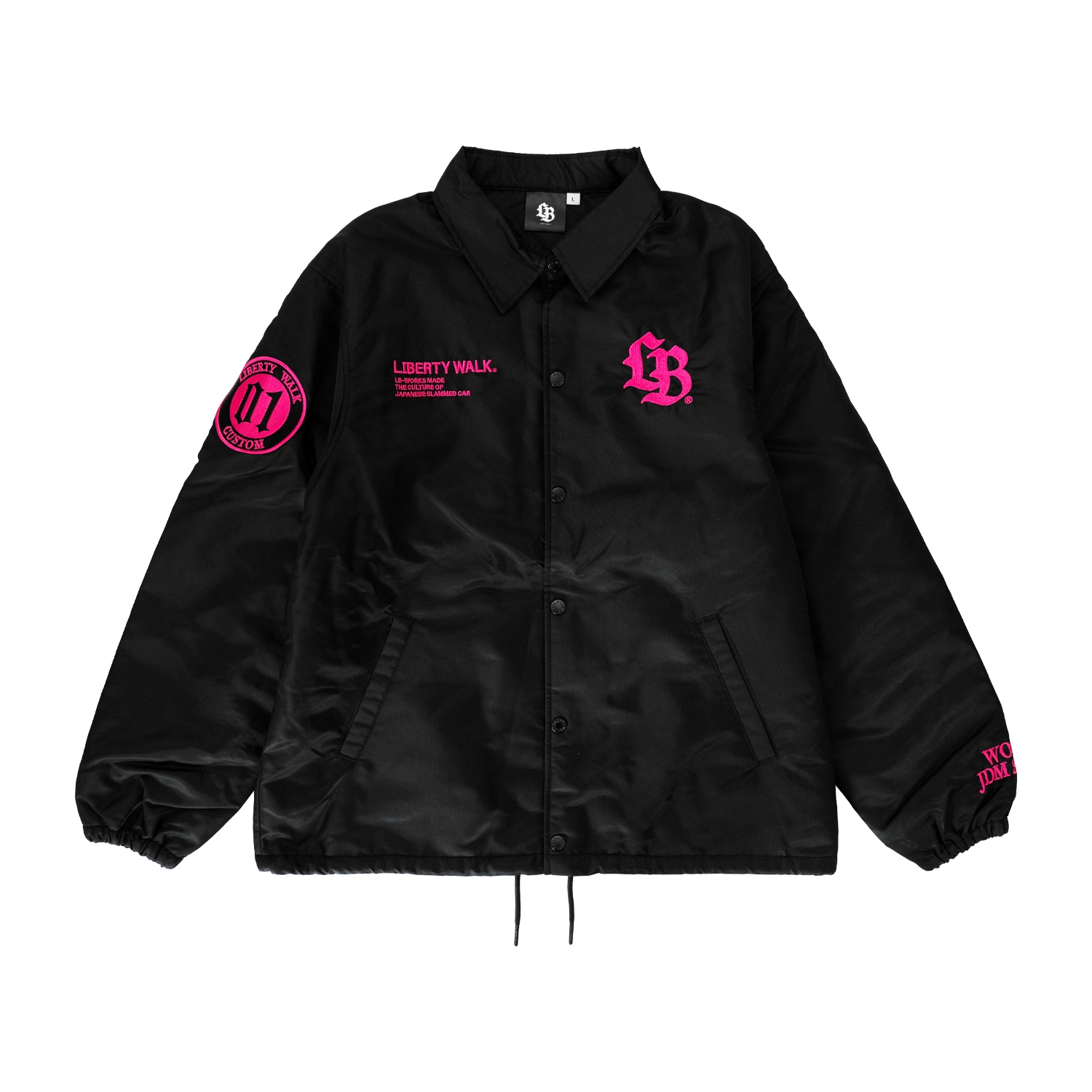 Osaka Thom Logo 34 Coach Jacket Black - 画像 (2)