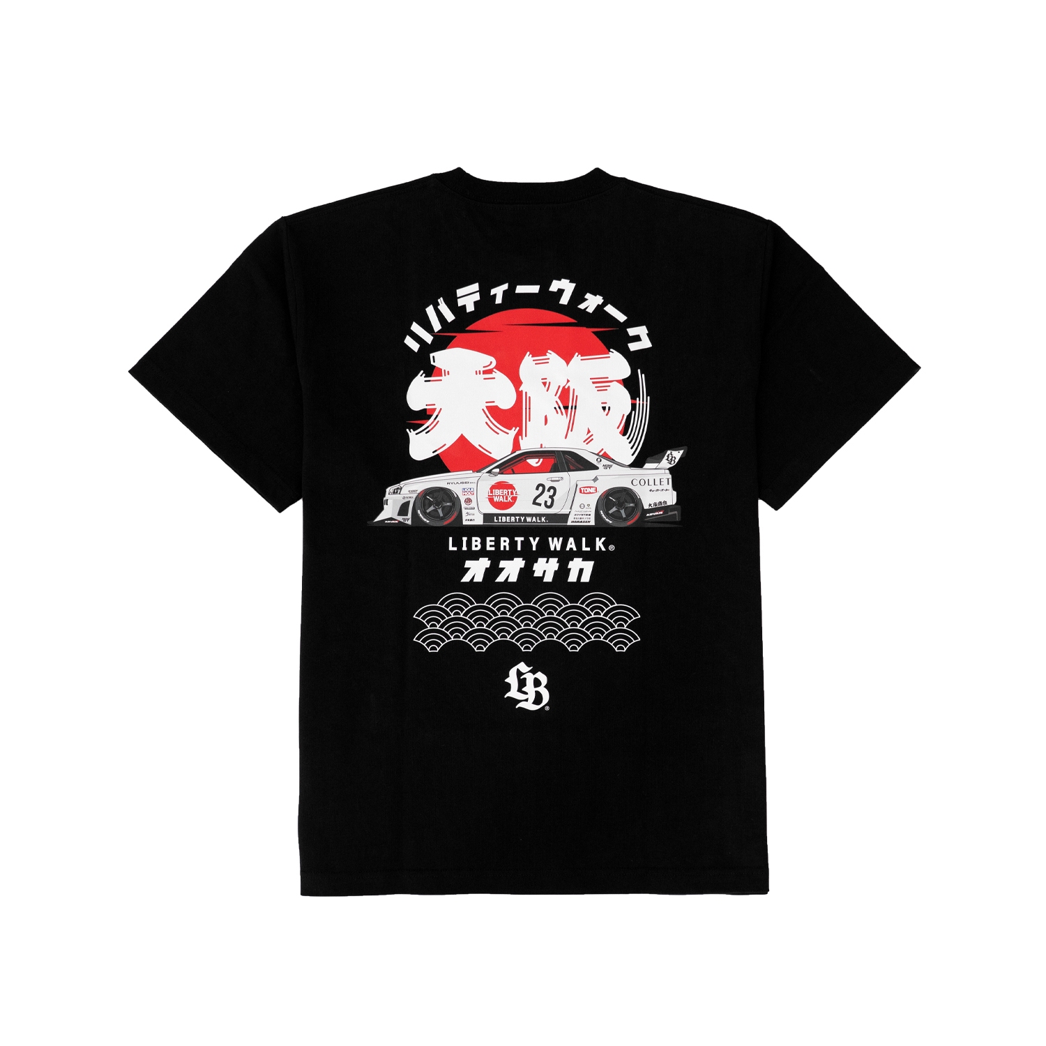 Osaka Hinomaru Logo R34 Tee Black